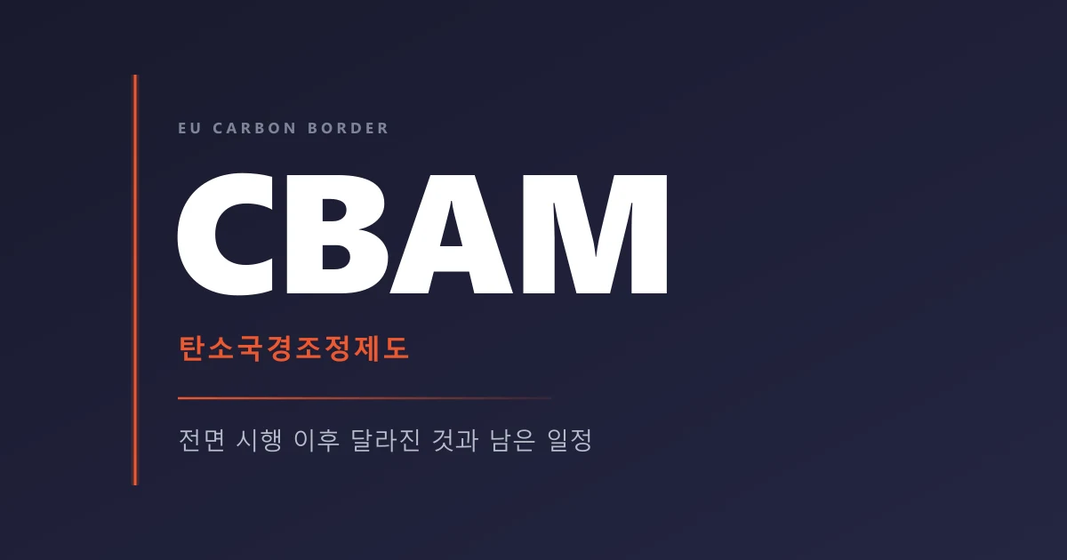 What Is CBAM? What Changed at Full Implementation